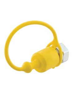 Faster Tapa Amarillo PVC Se ajusta a 1/2'' Male Coupling...