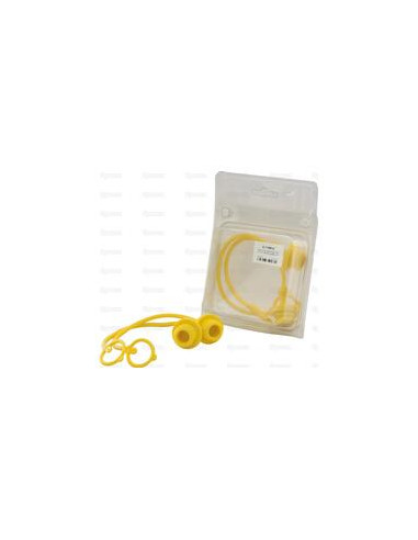 Faster Tapa Amarillo PVC Se ajusta a 1/2'' Male Coupling TF12G (Blister 2 pzas.)