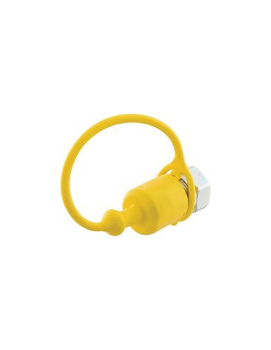 Faster Tapa Amarillo PVC Se ajusta a 3/8'' Male Coupling TFA38
