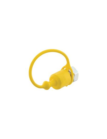 Faster Tapa Amarillo PVC Se ajusta a 3/8'' Male Coupling TFA38