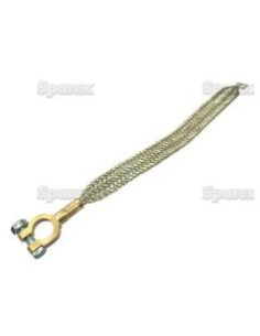 Cable Masa, Tierra/Negativo (Abrazadera) Longitud: 600mm