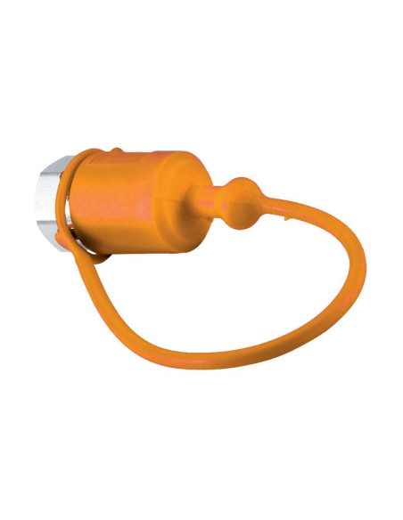 Faster Tapa Naranja PVC Se ajusta a 1/2'' Male Coupling TF12A (Blister 2 pzas.)