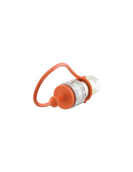 Faster Tapa Naranja PVC Se ajusta a 1/4'' Female Flat Face Coupling TM 2FI14
