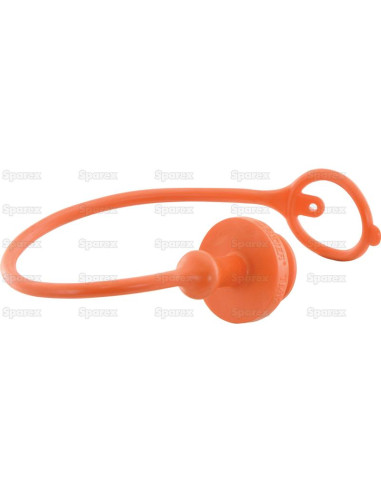 Faster Tapa Naranja PVC Se ajusta a 1/4''...