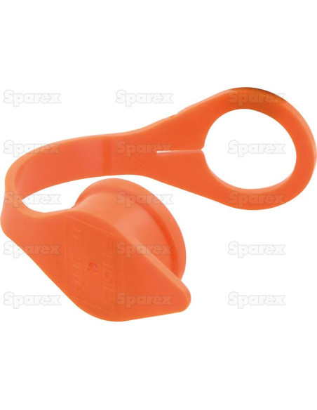 Faster Tapa Naranja PVC Se ajusta a 1/4'' Male Flat Face Coupling TF 2FI14