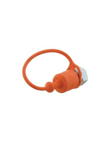 Faster Tapa Naranja PVC Se ajusta a 3/4'' Male Flat Face Coupling TF 2FI34