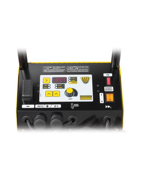 Cargador de batería con función turbo - carretilla - 12/24V, 5 - 1000Ah