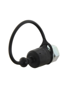 Faster Tapa Negro PVC Se ajusta a 1/2'' Male Coupling TF12N 2