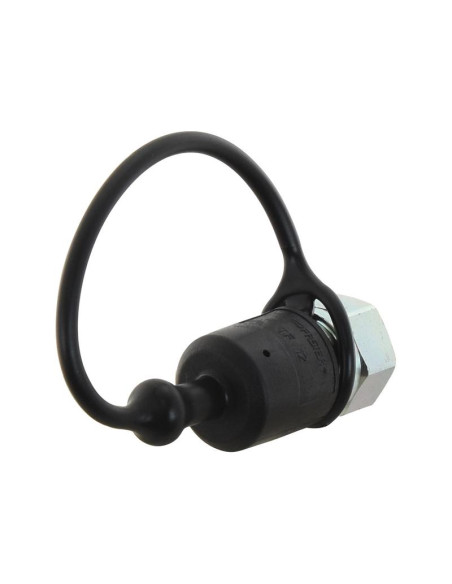 Faster Tapa Negro PVC Se ajusta a 1/2'' Male Coupling TF12N