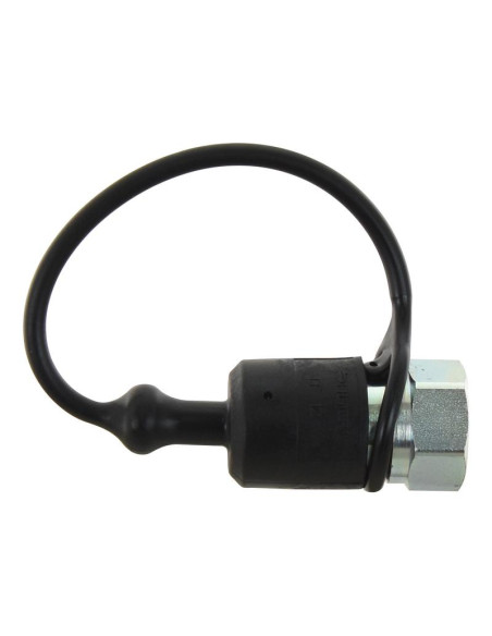 Faster Tapa Negro PVC Se ajusta a 1/2'' Male Coupling TF12N