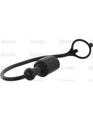 Faster Tapa Negro PVC Se ajusta a 1/4'' For...