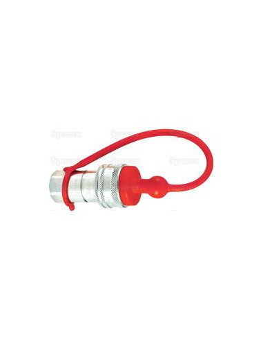 Faster Tapa Rojo PVC Se ajusta a 1/2'' Female Coupling TM12LR (Blister 2 pzas.)