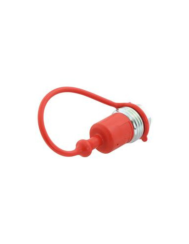 Faster Tapa Rojo PVC Se ajusta a 1/2'' Male Coupling TF12R