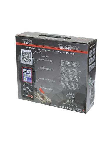 Comprobador de baterías (T13) 12/24V
