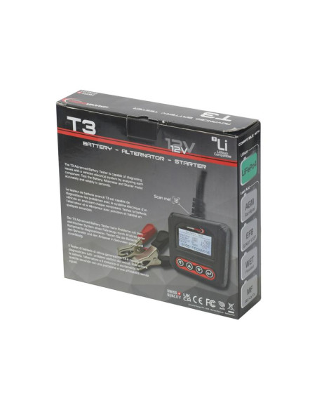 Comprobador de baterías (T3) 12V