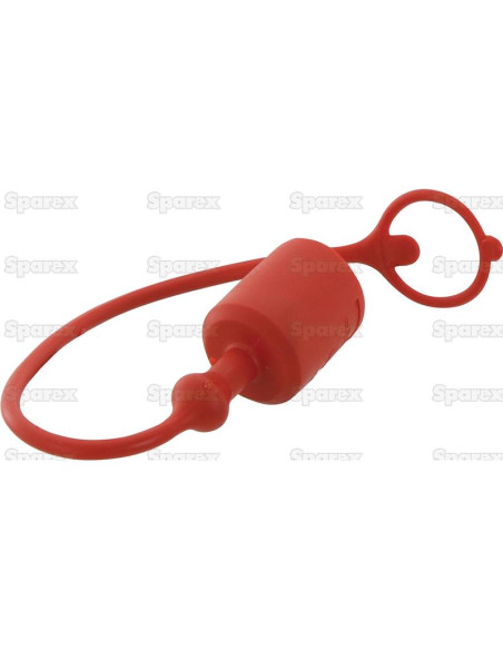 Faster Tapa Rojo PVC Se ajusta a 1/4'' Male Coupling TFH 14