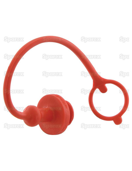 Faster Tapa Rojo PVC Se ajusta a 3/8'' Female Coupling TMH 38