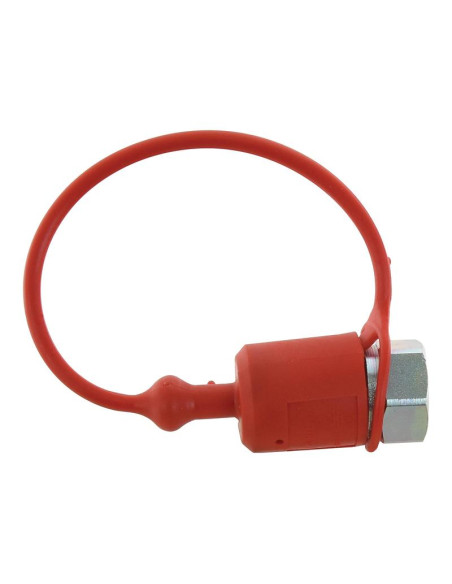 Faster Tapa Rojo PVC Se ajusta a 3/8'' Male Coupling TFH 38