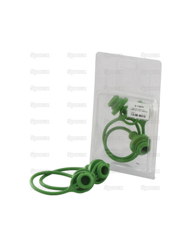 Faster Tapa Verde PVC Se ajusta a 1/2'' Female...