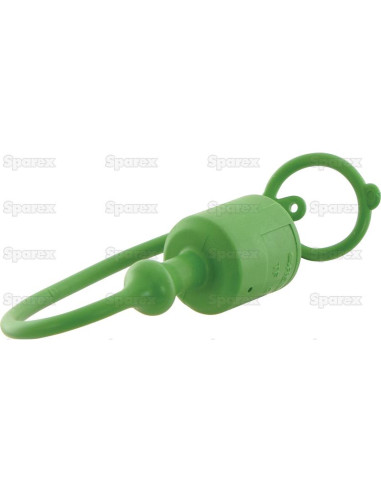 Faster Tapa Verde PVC Se ajusta a 1/2'' Male...