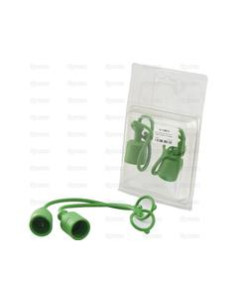 Faster Tapa Verde PVC Se ajusta a 1/2'' Male Coupling...