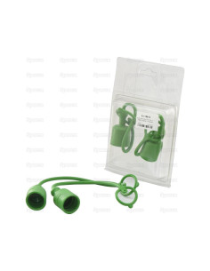 Faster Tapa Verde PVC Se ajusta a 1/2'' Male Coupling... 2