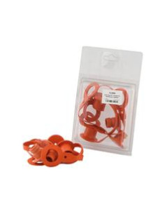 Sparex Tapa Naranja PVC Se ajusta a 3/8'' (Blister 4 pzas.)