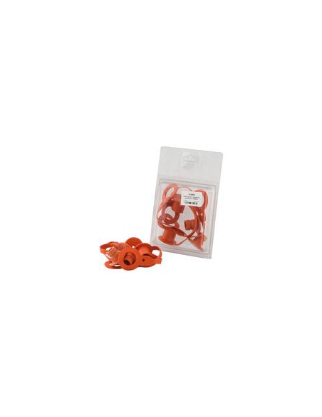 Sparex Tapa Naranja PVC Se ajusta a 3/8'' (Blister 4 pzas.)
