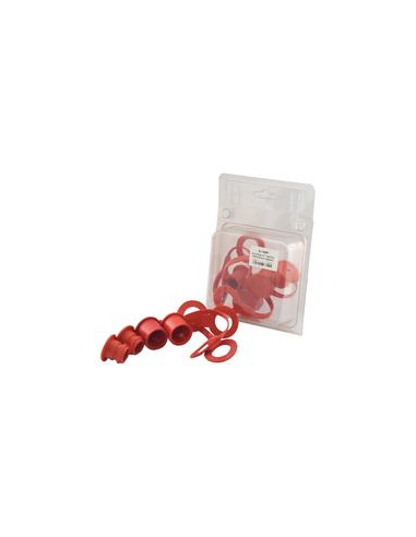 Sparex Tapa Rojo PVC Se ajusta a 1/2'' (Blister 4 pzas.)