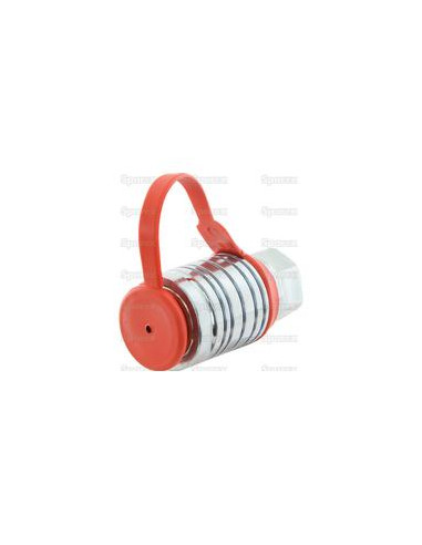 Sparex Tapa Rojo PVC Se ajusta a 1/2'' Female