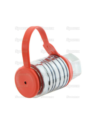 Sparex Tapa Rojo PVC Se ajusta a 1/2'' Female