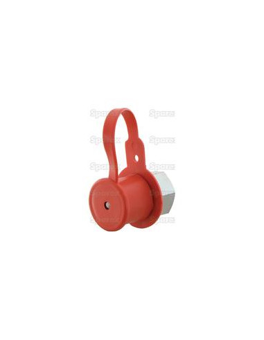 Sparex Tapa Rojo PVC Se ajusta a 1/2'' Male