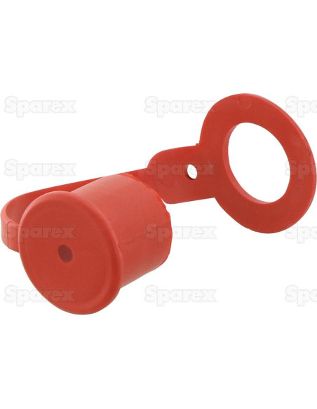 Sparex Tapa Rojo PVC Se ajusta a 1/2'' Male