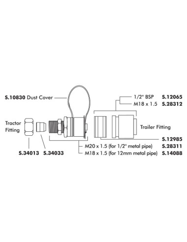 Sparex Tapa Se ajusta a