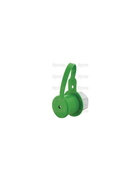 Sparex Tapa Verde PVC Se ajusta a 1/2'' Male