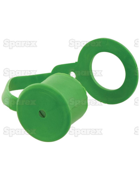 Sparex Tapa Verde PVC Se ajusta a 1/2'' Male