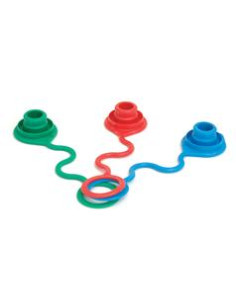 Stauff Tapa Rojo PVC Se ajusta a 1''