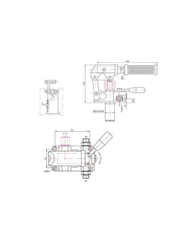 Bomba hidráulica manual - Double Acting,...