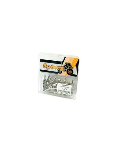 BLISTER 25 PINZAS COCODRILO