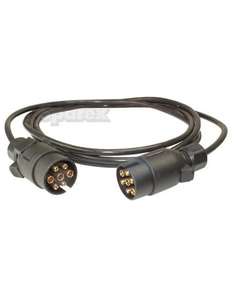 Cable de Extensión 3.5M, 7 / 7 Pasador, Macho/ Macho