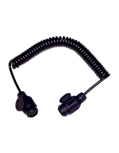Cable de Extensión en Espiral 1.5M, 13 / 13 Clavijas,... 2