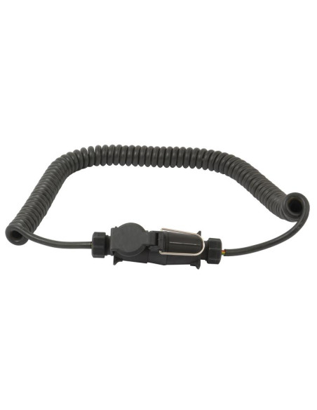 Cable de Extensión en Espiral 3.5M, 7 / 7 Clavijas, Macho/Hembra