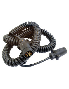 Cable de Extensión en Espiral 7M, 7 / 7 Clavijas, Macho/... 2