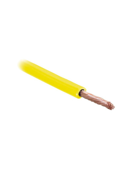 Cables Eléctricos - 1 Núcleo, 1.5mm² Sección, Amarillo (Longitud: 10M), (Blister)