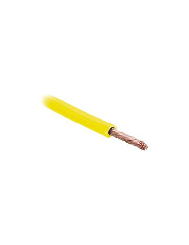 Cables Eléctricos - 1 Núcleo, 1.5mm² Sección, Amarillo (Longitud: 50M)