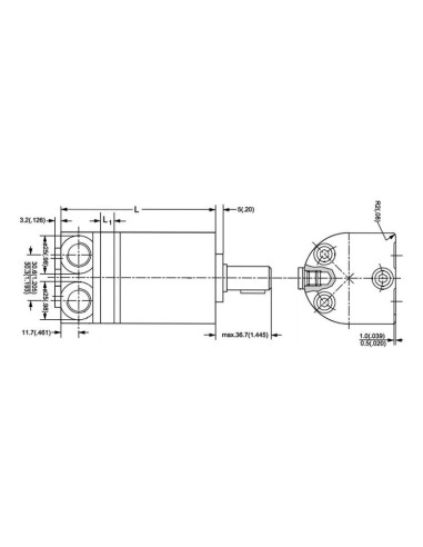 Trale Motor hidraúlico OMM12.5 12.5cc/rev con...