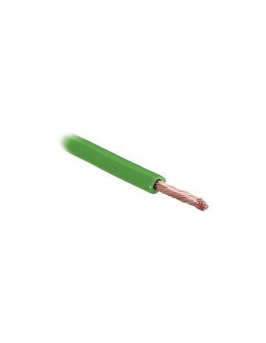 Cables Eléctricos - 1 Núcleo, 1.5mm² Sección, Verde (Longitud: 10M)