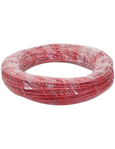 Cables Eléctricos - 1 Núcleo, 10mm² Sección, Rojo (Longitud: 50M)