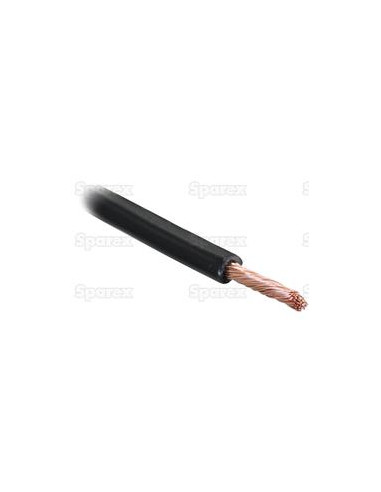 Cables Eléctricos - 1 Núcleo, 16mm² Sección, Negro (Longitud: 25M)