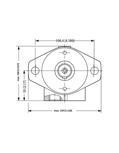 Trale Motor hidraúlico OMP250 250cc/rev con...